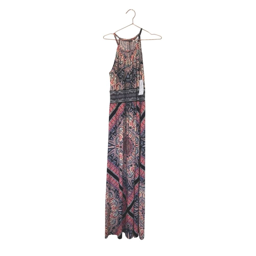 London style collection Sleeveless Printed Maxi Dress size 12 new with tag